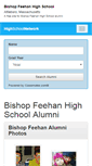 Mobile Screenshot of bishopfeehanhighschool.org